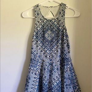 Aeropostale fit and flare dress with an open back